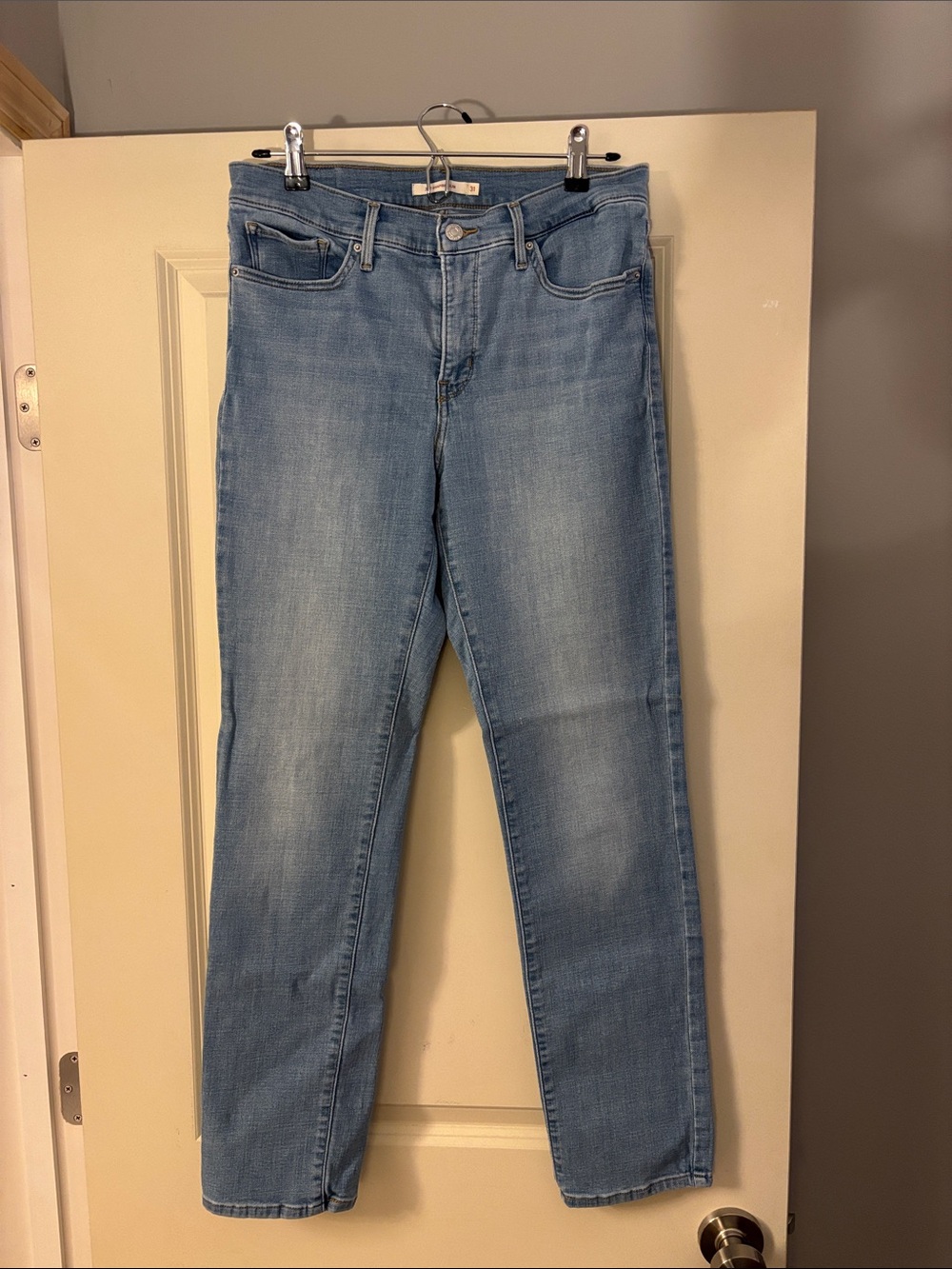 Levi's Light Blue Straight-Leg Jeans